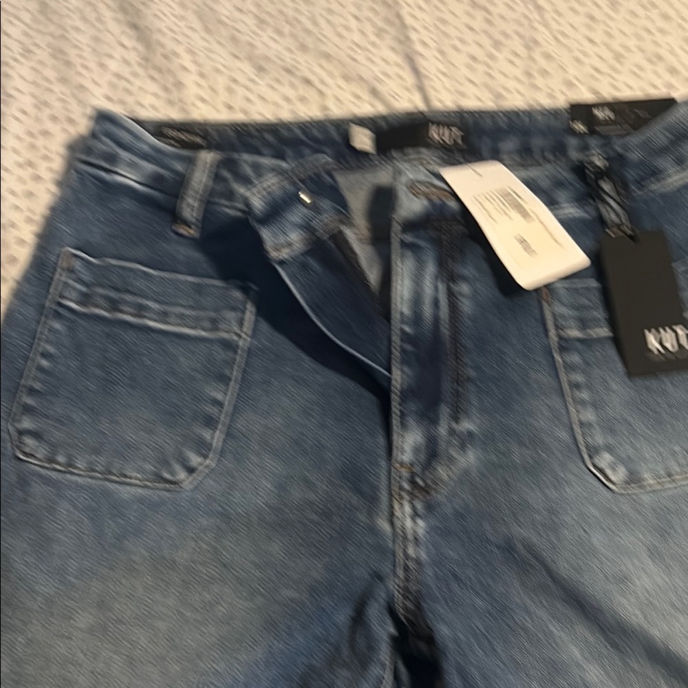 Kut from the Kloth Blue Flare Wide Leg Jeans
